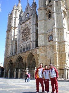 Nuestros ajedrecistas en León